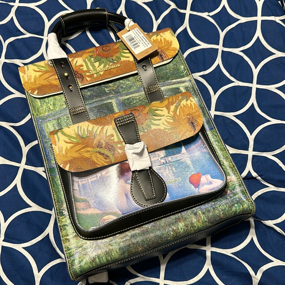 Dr Martens leather backpack, NWT.